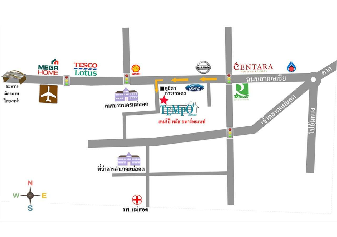 Tempo Plus Apartment Mae Sot Esterno foto